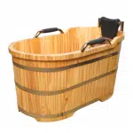 Bồn tắm gỗ thông cao cấp tại Xưởng Bảo Long