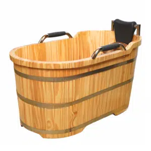 Bồn tắm gỗ thông cao cấp