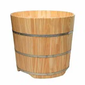 Bồn tắm tròn gỗ thông