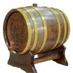 Thùng gỗ sồi 30L cao cấp van gỗ sồi tại Xưởng Bảo Long