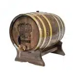 Thùng rượu gỗ sồi 50L đứng giả cổ tại Xưởng Bảo Long