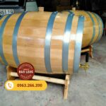 Thùng rượu gỗ sồi 200L đứng giả cổ ảnh 4