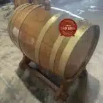Thùng gỗ sồi 50L giả cổ 6 đai vàng tại Xưởng Bảo Long