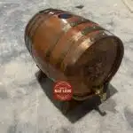 Thùng rượu gỗ sồi 30L sơn giả cổ lỗ to tại Xưởng Bảo Long